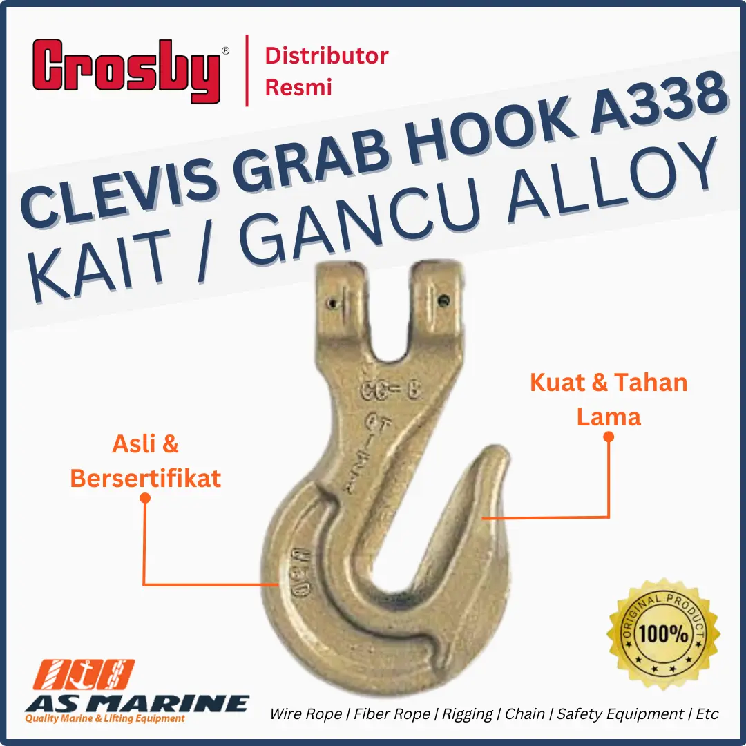 clevis grab hook crosby a338